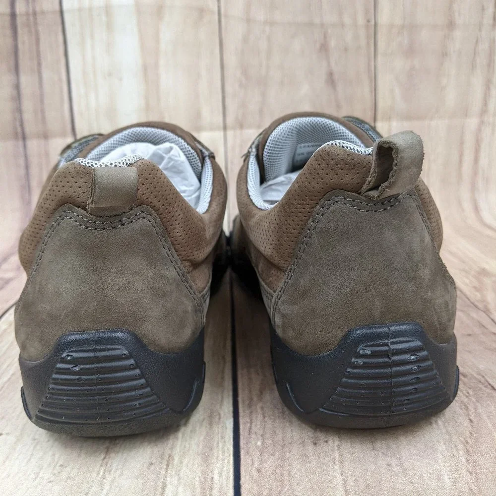 HOTTER Leanne Shoes Comfort Athletic Walking Leather Brown Sz 7.5 - Picture 4 of 10